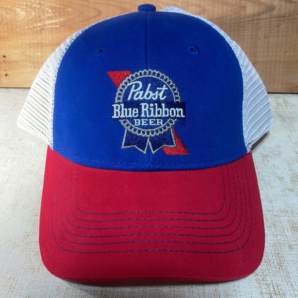 Vintage Pabst Blue Ribbon Trucker Style Cap! Cap America brand New Old Stock! - Picture 5 of 7